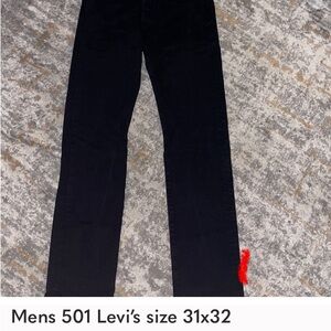 Mens 501 Levi’s size 31x32